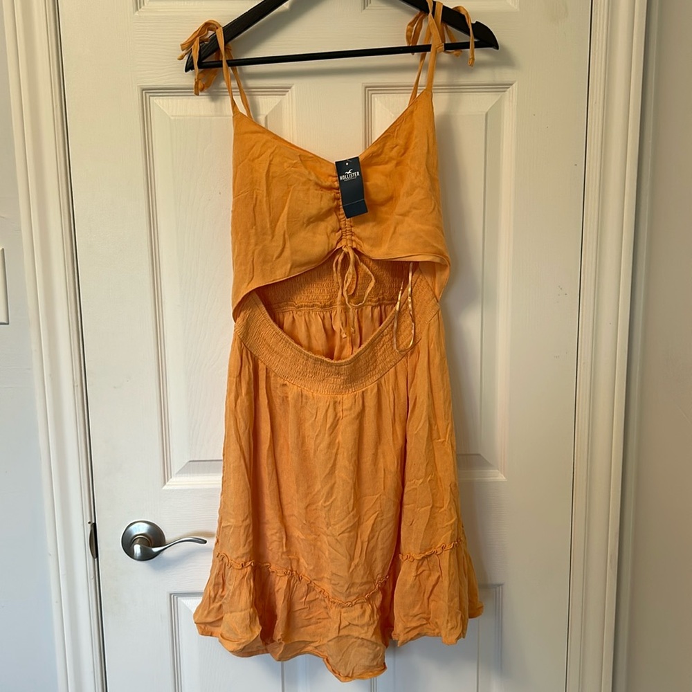 Hollister XL Orange Cutout Dress